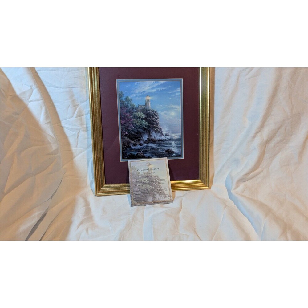 Split Rock Light by Thomas Kinkade in 11 x 14 w/COA Limited Edition 2003